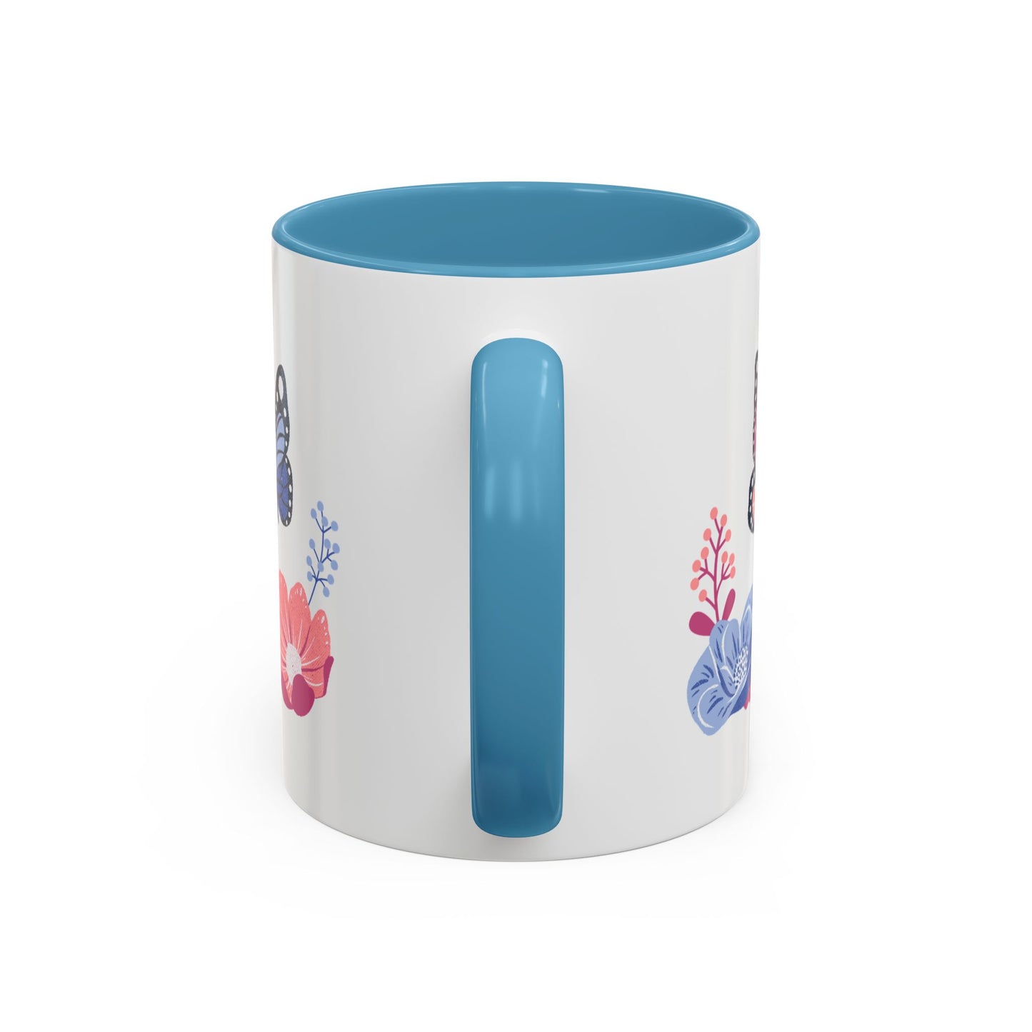 Accent Mug — "Home Is Wherever You Are, Mom"