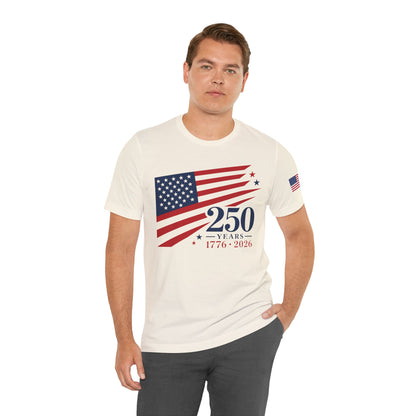 USA 250th Anniversary Unisex T-Shirt | 1776 - 2026 America Quartercentennial