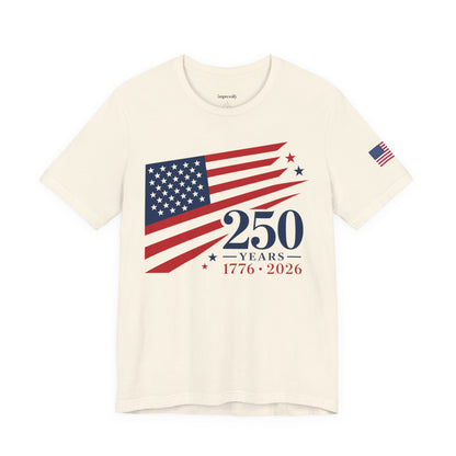 USA 250th Anniversary Unisex T-Shirt | 1776 - 2026 America Quartercentennial