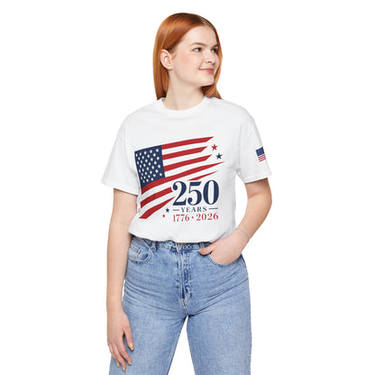 USA 250th Anniversary Unisex T-Shirt | 1776 - 2026 America Quartercentennial