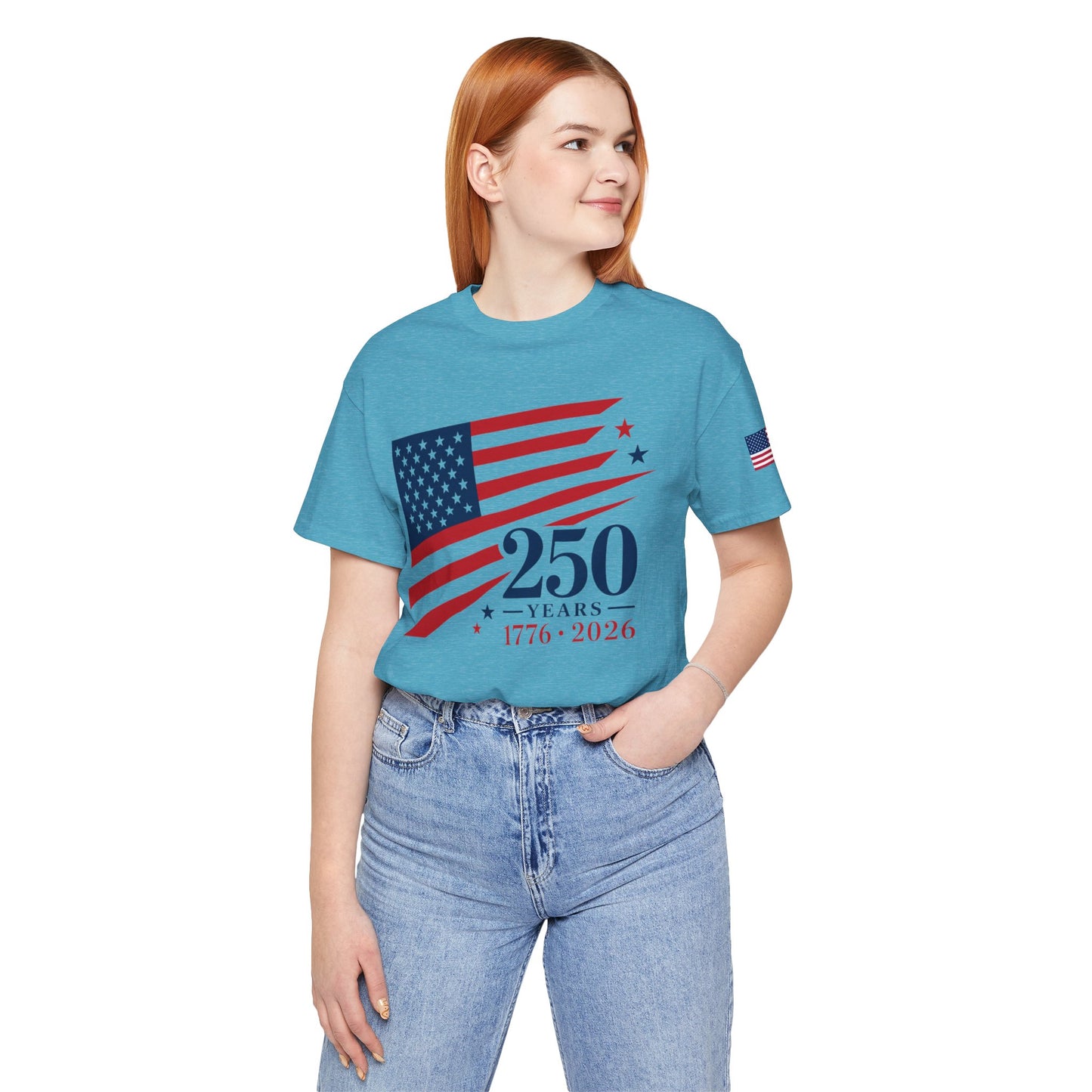 USA 250th Anniversary Unisex T-Shirt | 1776 - 2026 America Quartercentennial