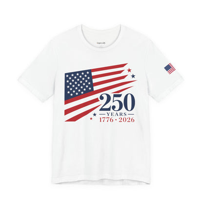 USA 250th Anniversary Unisex T-Shirt | 1776 - 2026 America Quartercentennial