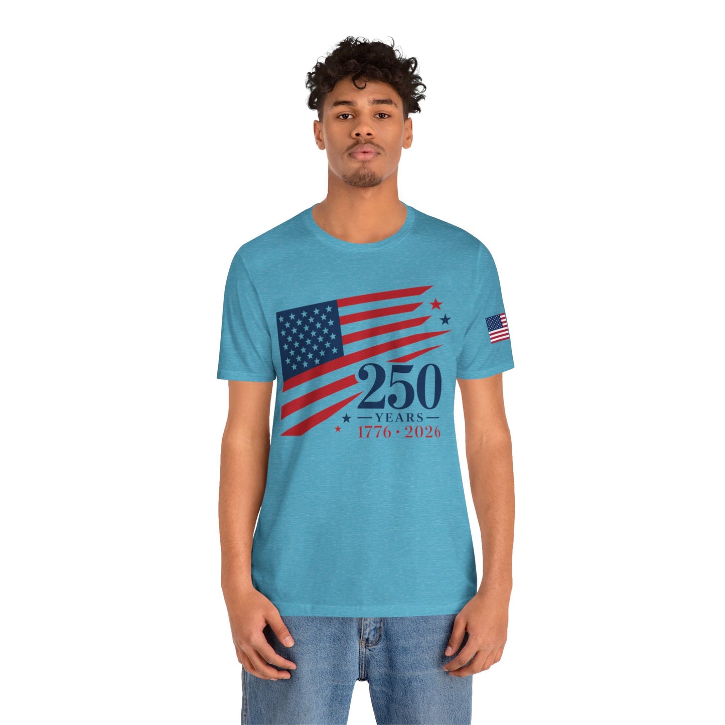 USA 250th Anniversary Unisex T-Shirt | 1776 - 2026 America Quartercentennial